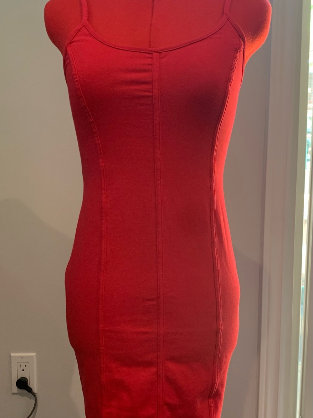 Red Spaghetti Strap Dress